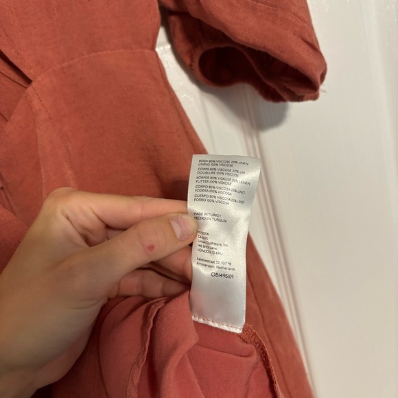 Anthropologie Puff-Sleeve Wrap Mini Dress - Picture 8 of 8